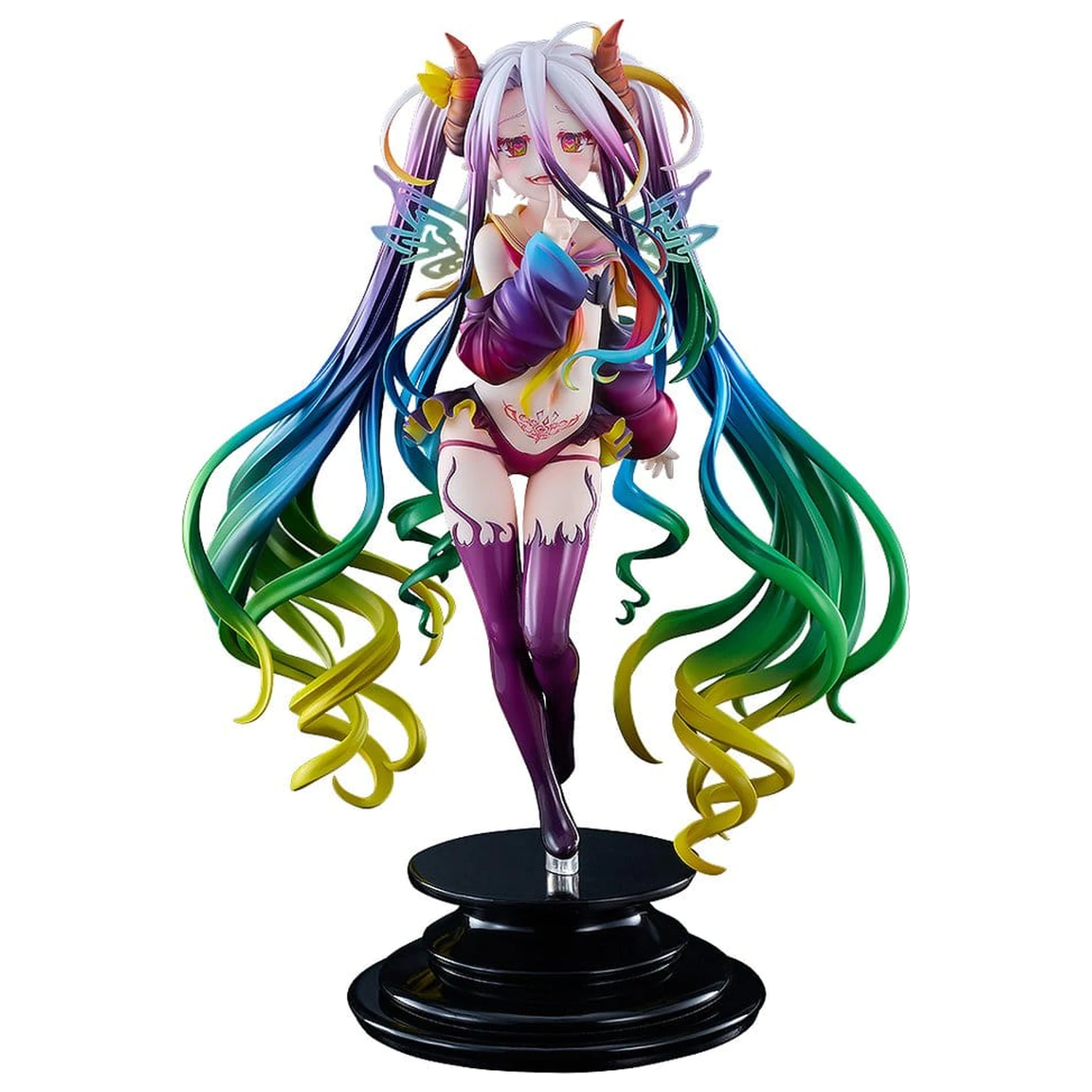 No Game No Life PVC Figur 1/7 Black Shiro 26 cm Produktfoto