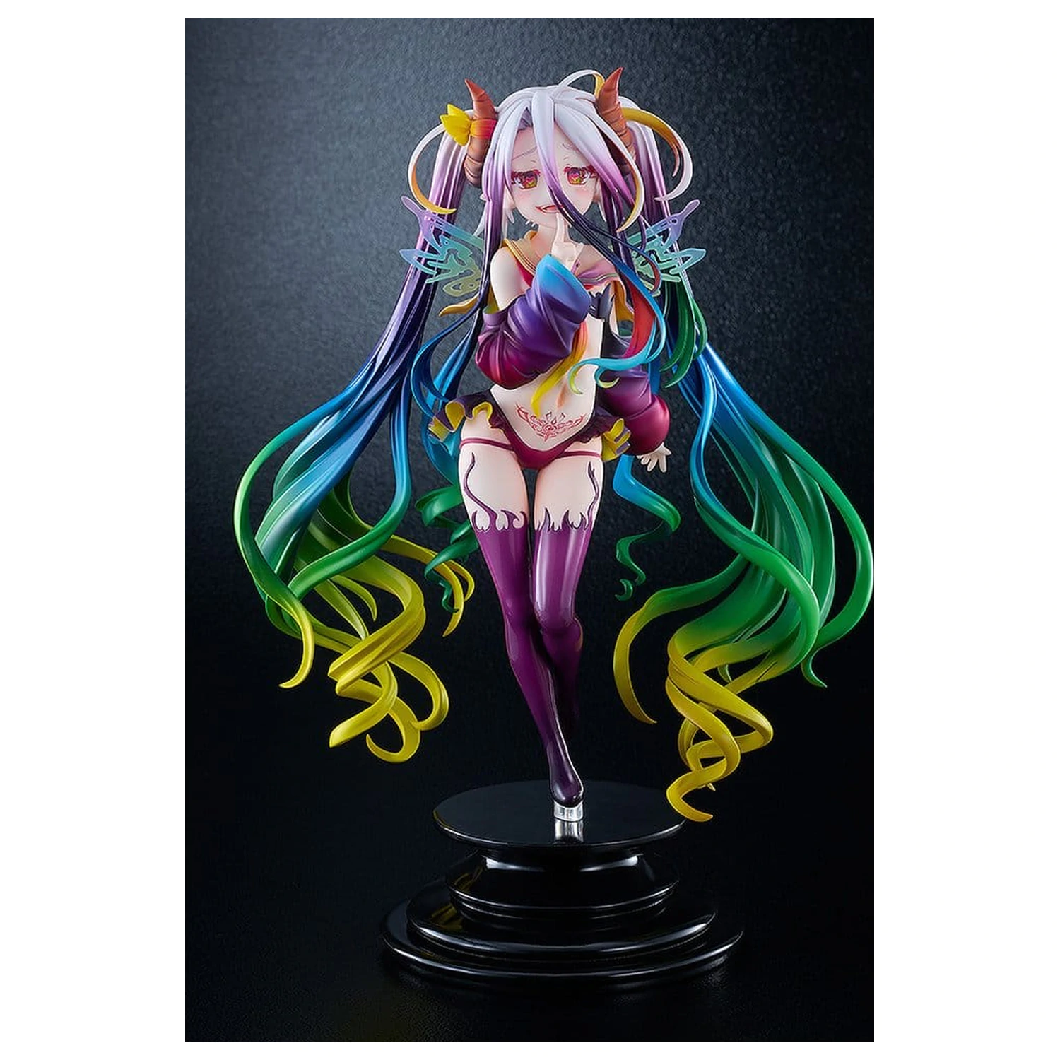 No Game No Life PVC Figur 1/7 Black Shiro 26 cm Produktfoto