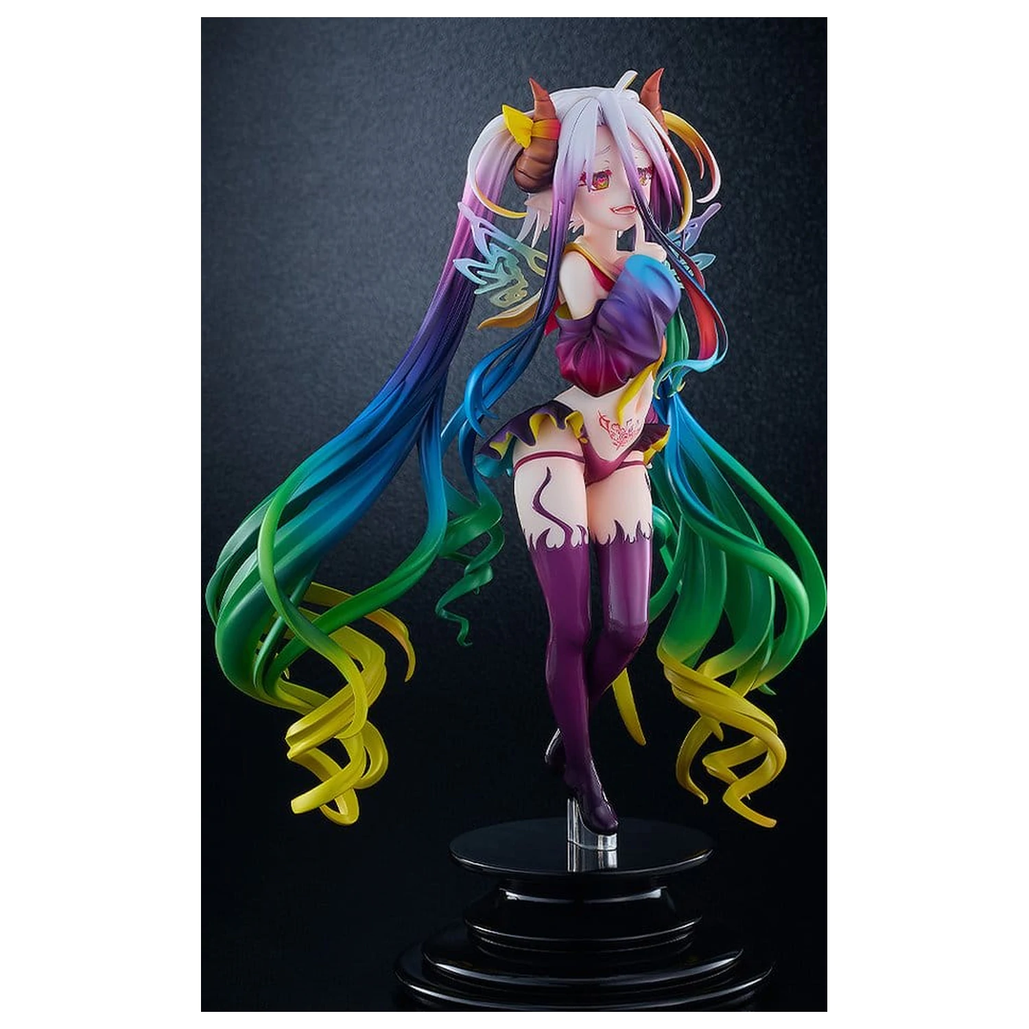 No Game No Life PVC Figur 1/7 Black Shiro 26 cm Produktfoto