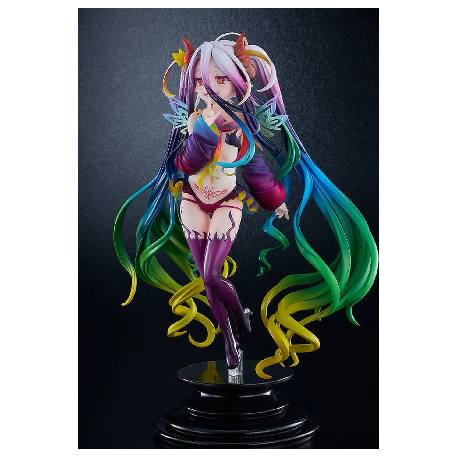 No Game No Life PVC Figur 1/7 Black Shiro 26 cm Produktfoto