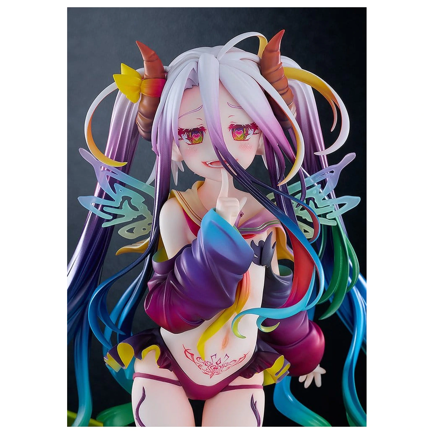 No Game No Life PVC Figur 1/7 Black Shiro 26 cm Produktfoto