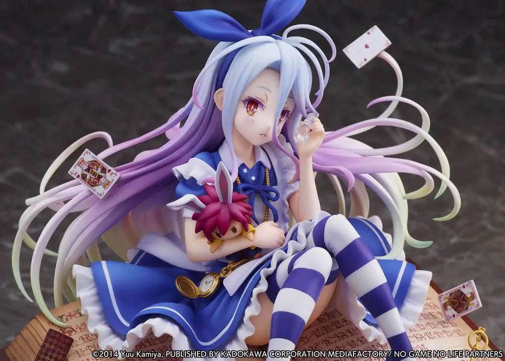 No Game No Life Statue 1/7 Shiro Alice in Wonderland Ver. 24 cm Produktfoto