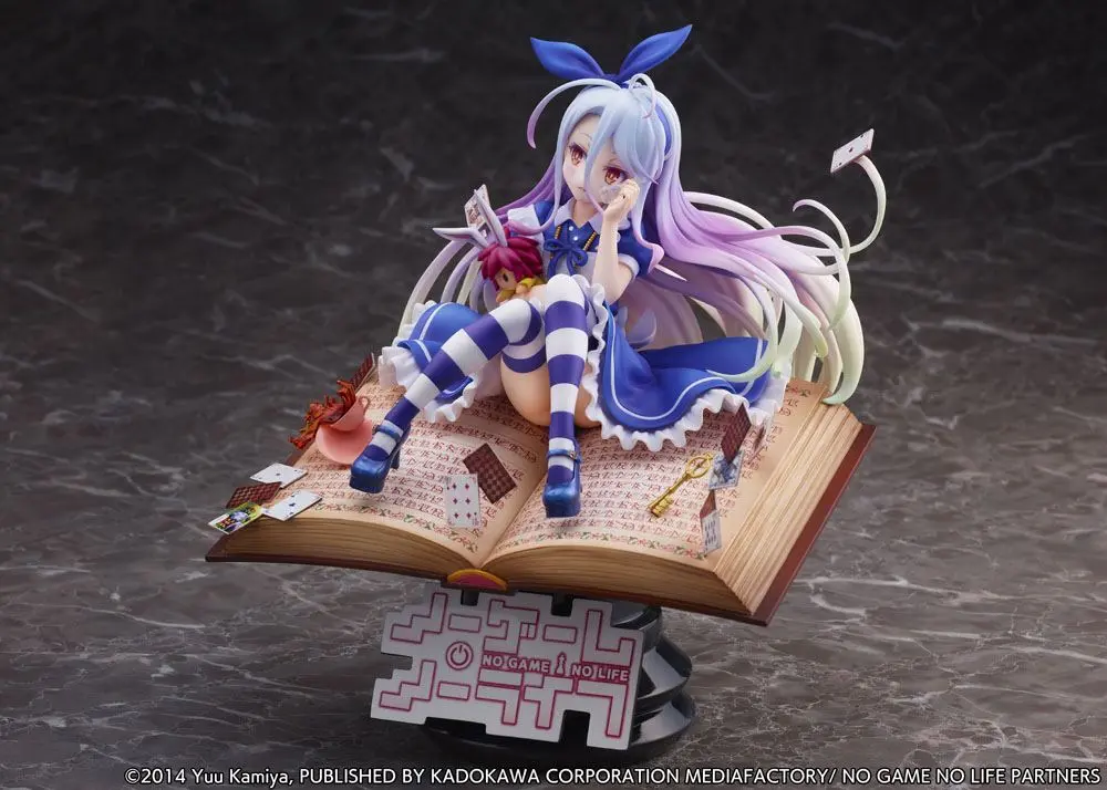 No Game No Life Statue 1/7 Shiro Alice in Wonderland Ver. 24 cm Produktfoto
