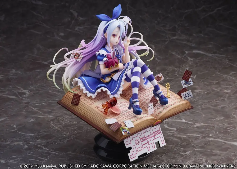 No Game No Life Statue 1/7 Shiro Alice in Wonderland Ver. 24 cm Produktfoto