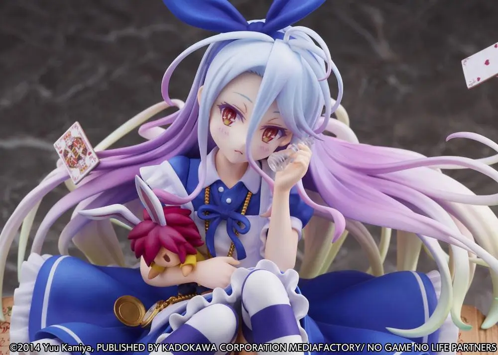 No Game No Life Statue 1/7 Shiro Alice in Wonderland Ver. 24 cm Produktfoto