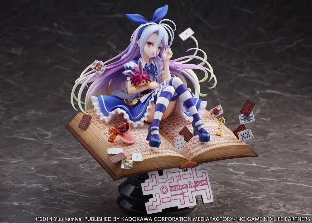 No Game No Life Statue 1/7 Shiro Alice in Wonderland Ver. 24 cm Produktfoto
