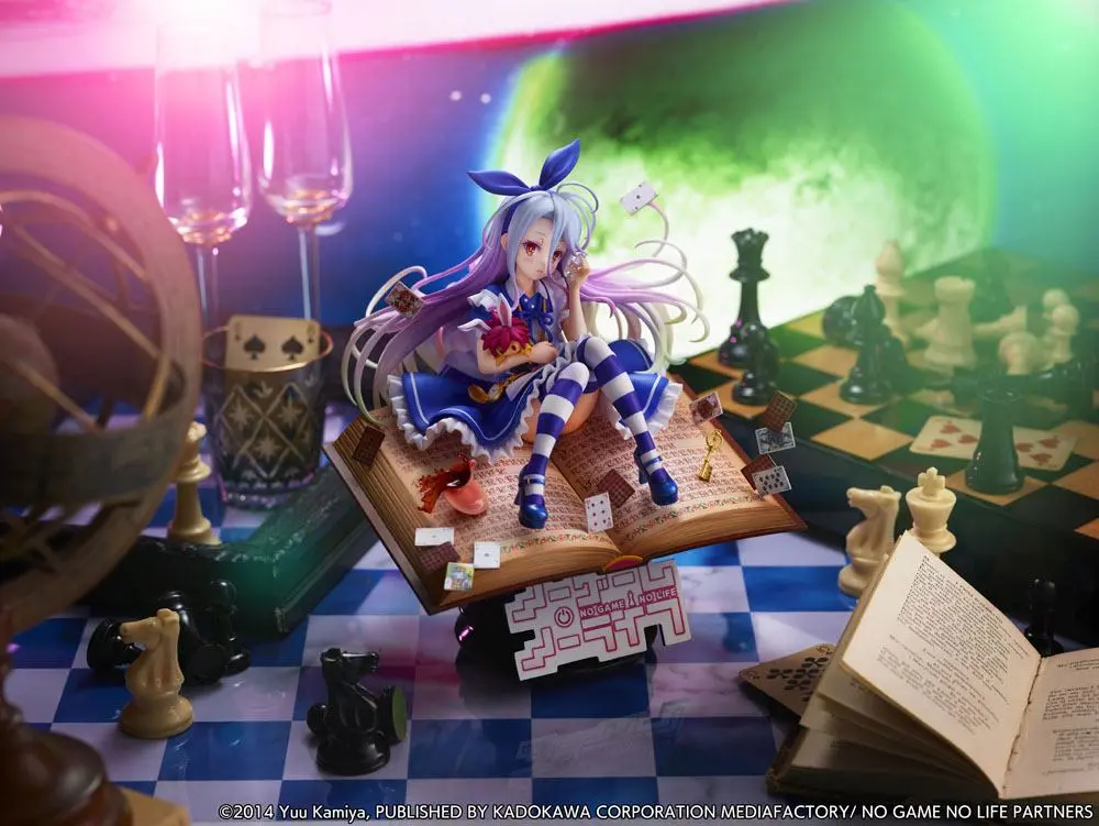No Game No Life Statue 1/7 Shiro Alice in Wonderland Ver. 24 cm Produktfoto