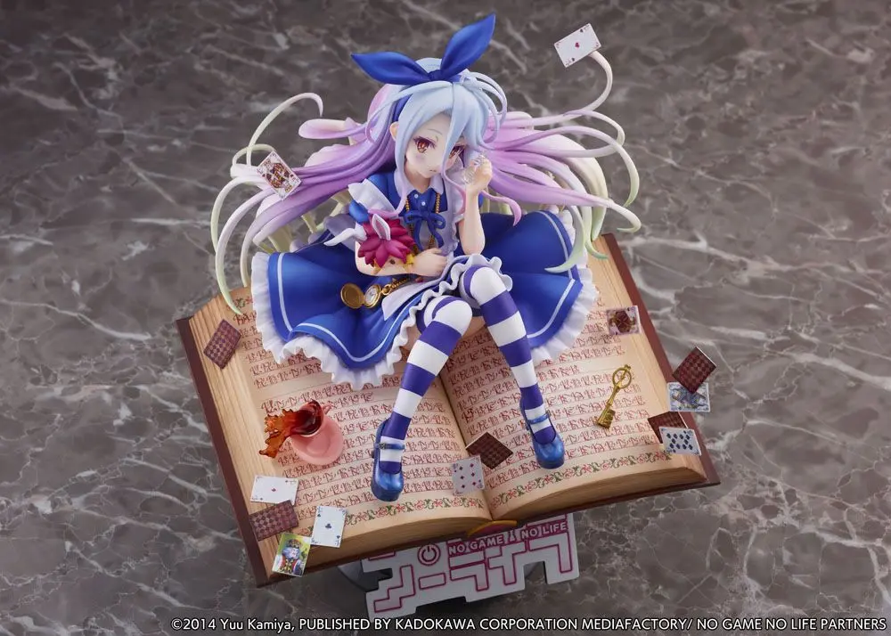 No Game No Life Statue 1/7 Shiro Alice in Wonderland Ver. 24 cm Produktfoto