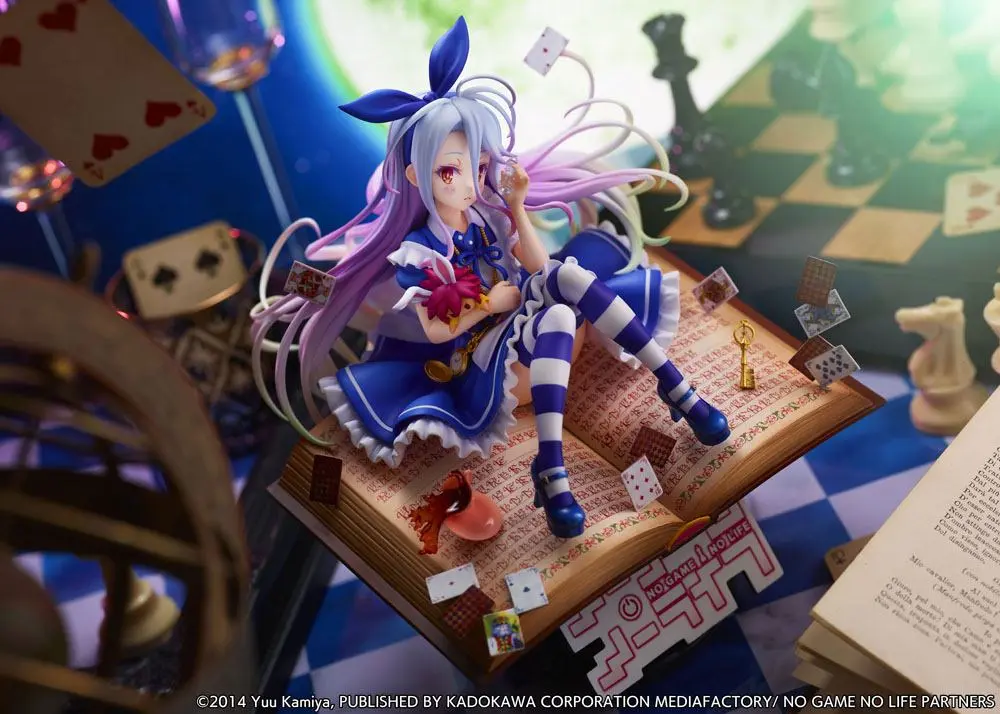 No Game No Life Statue 1/7 Shiro Alice in Wonderland Ver. 24 cm Produktfoto
