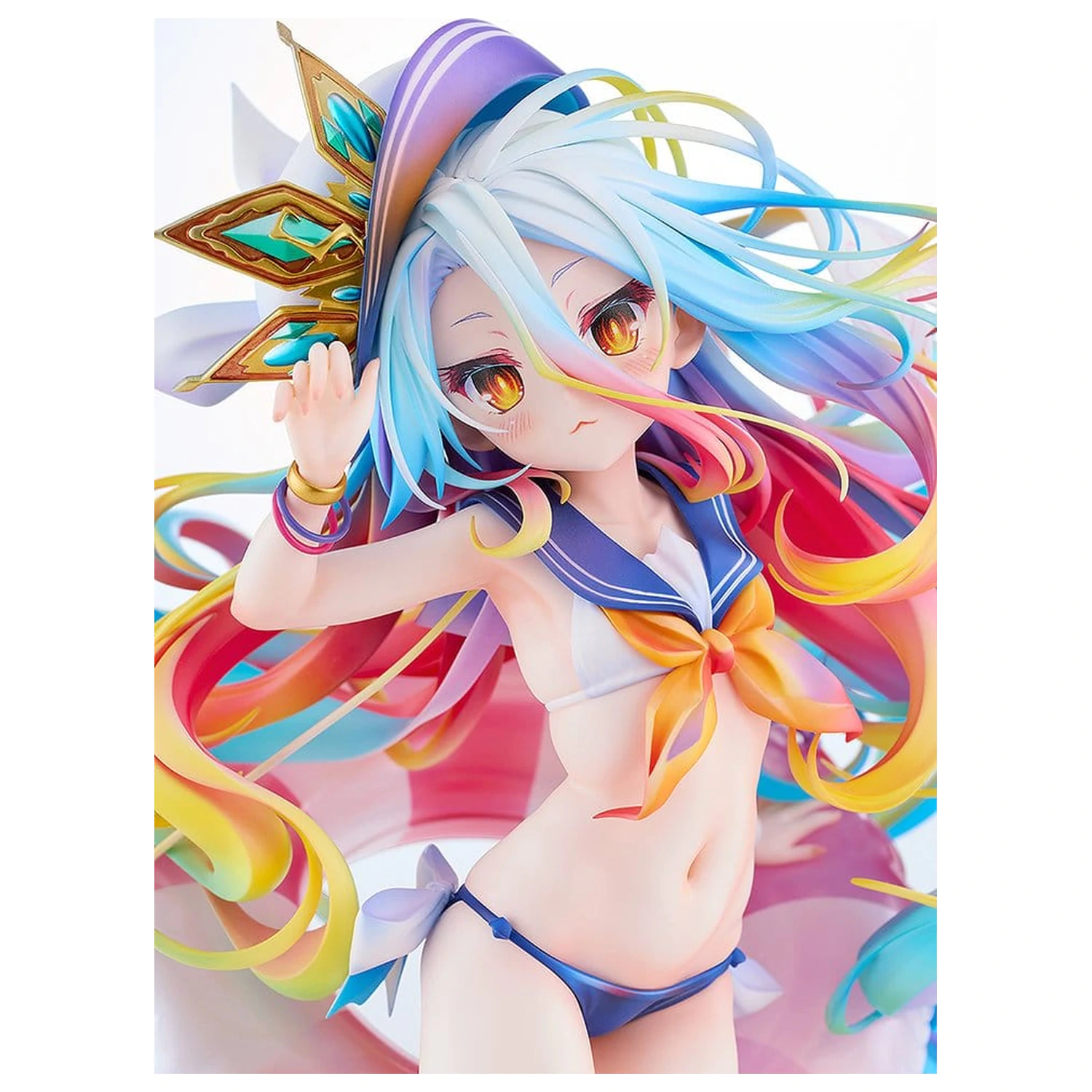 No Game No Life Statue 1/7 Shiro: Sailor-Style Swimsuit Ver. 24 cm Produktfoto