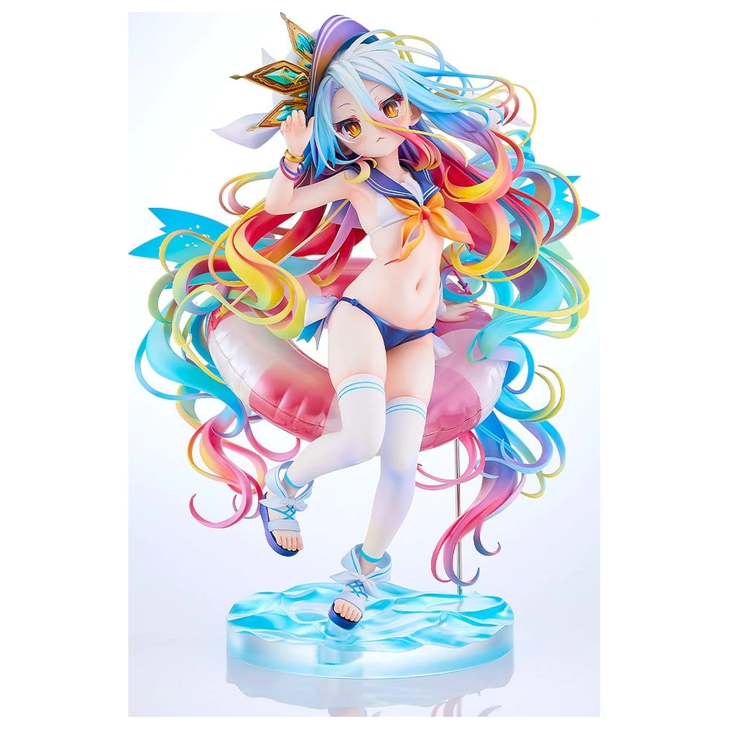 No Game No Life Statue 1/7 Shiro: Sailor-Style Swimsuit Ver. 24 cm Produktfoto