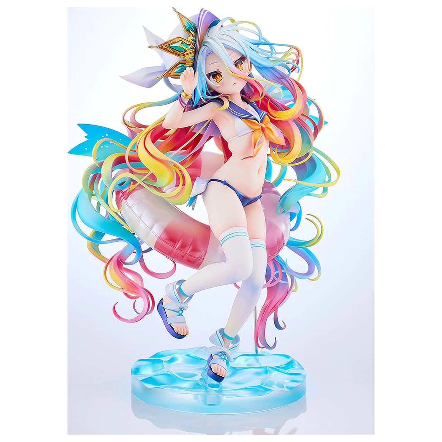 No Game No Life Statue 1/7 Shiro: Sailor-Style Swimsuit Ver. 24 cm Produktfoto