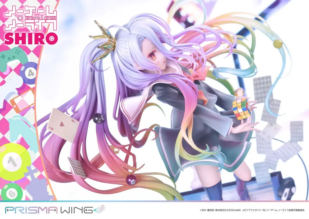 No Game No Life Prisma Wing PVC Statue 1/7 Shiro 27 cm termékfotó