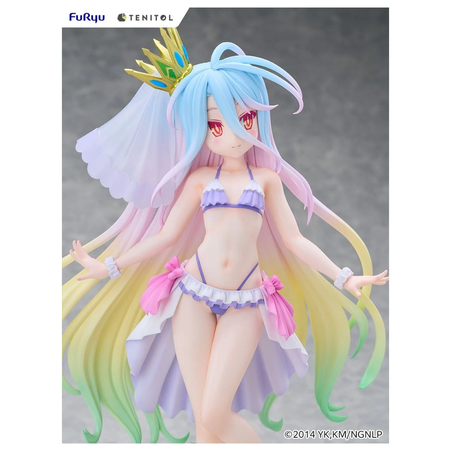 No Game No Life Tenitol Tall PVC Figur Shiro swimwear dress Ver. 29 cm Produktfoto