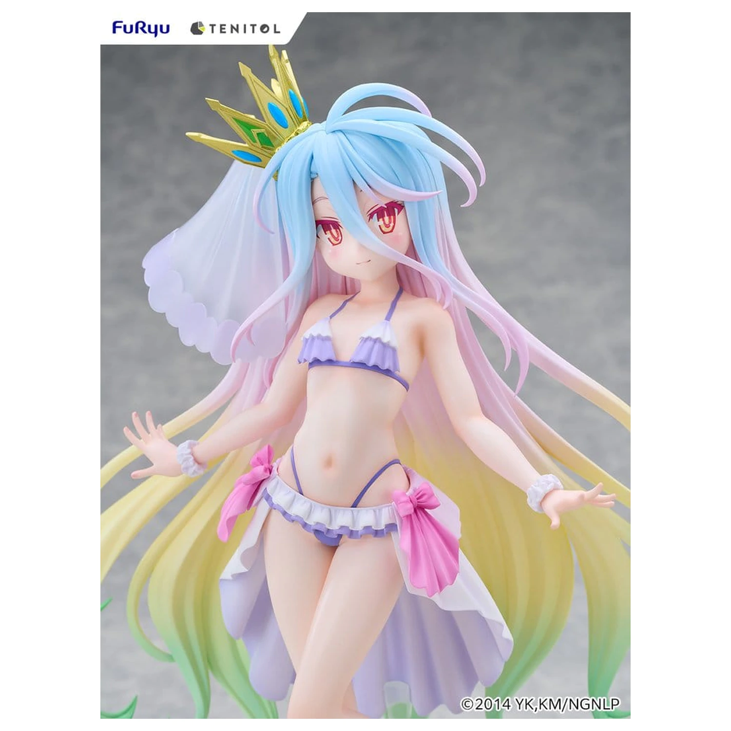 No Game No Life Tenitol Tall PVC Figur Shiro swimwear dress Ver. 29 cm Produktfoto