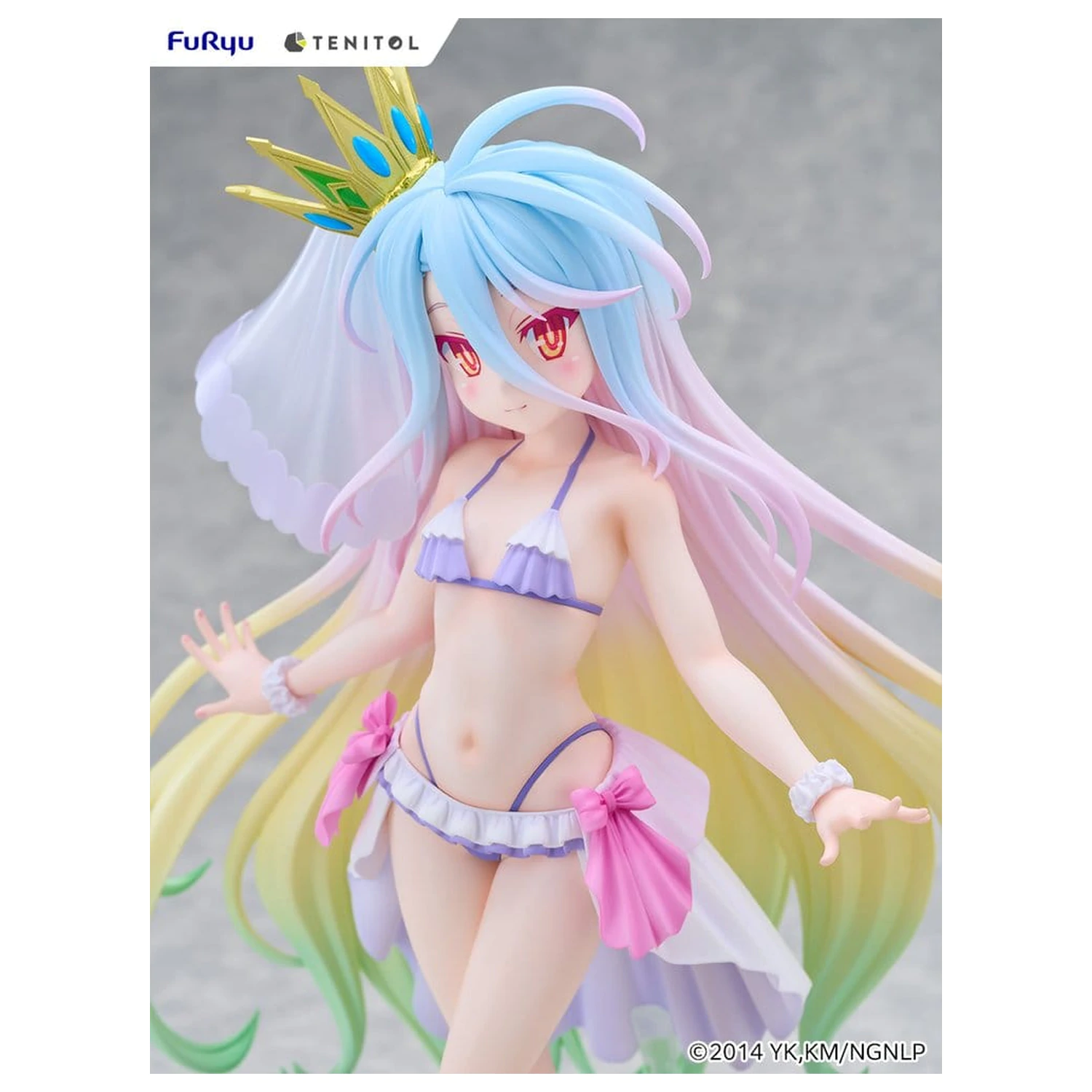 No Game No Life Tenitol Tall PVC Figur Shiro swimwear dress Ver. 29 cm Produktfoto