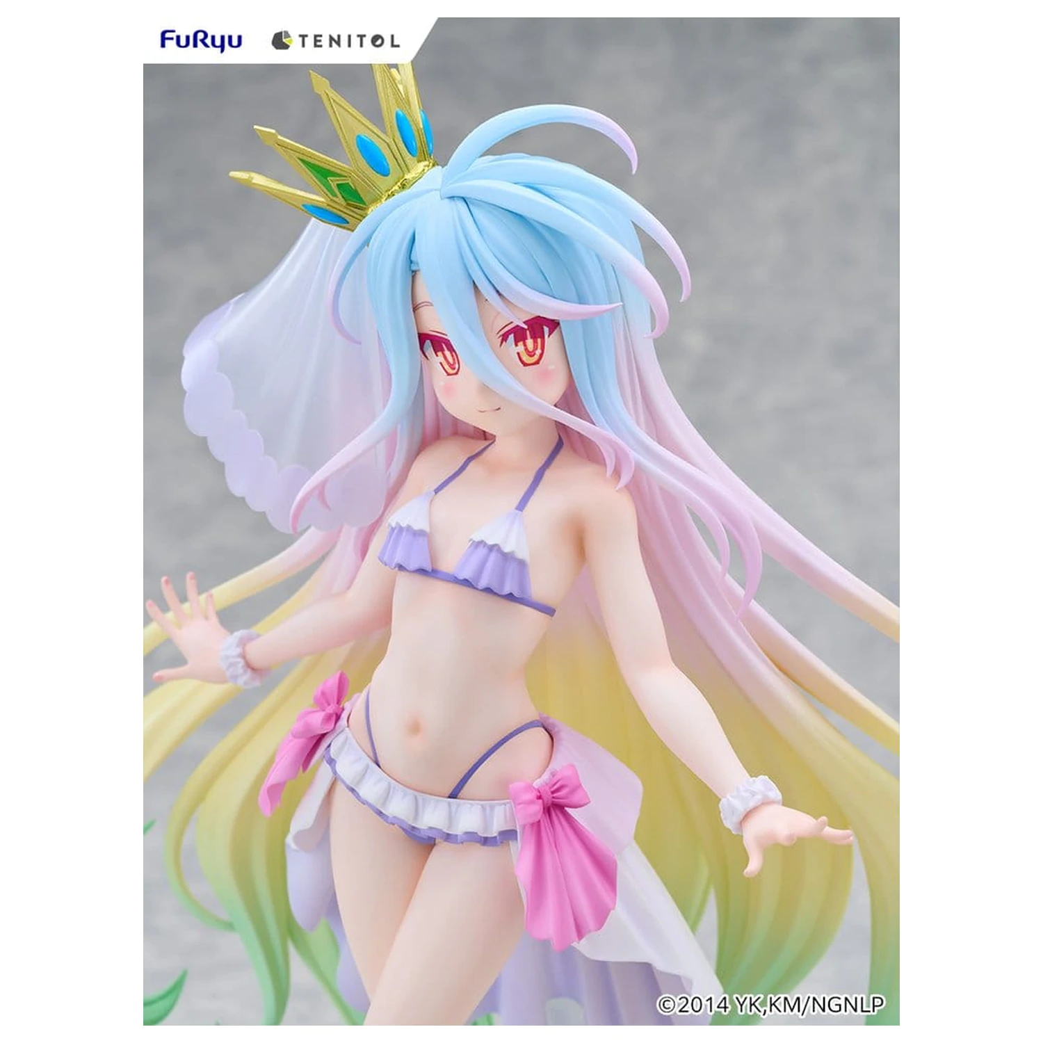 No Game No Life Tenitol Tall PVC Figur Shiro swimwear dress Ver. 29 cm Produktfoto