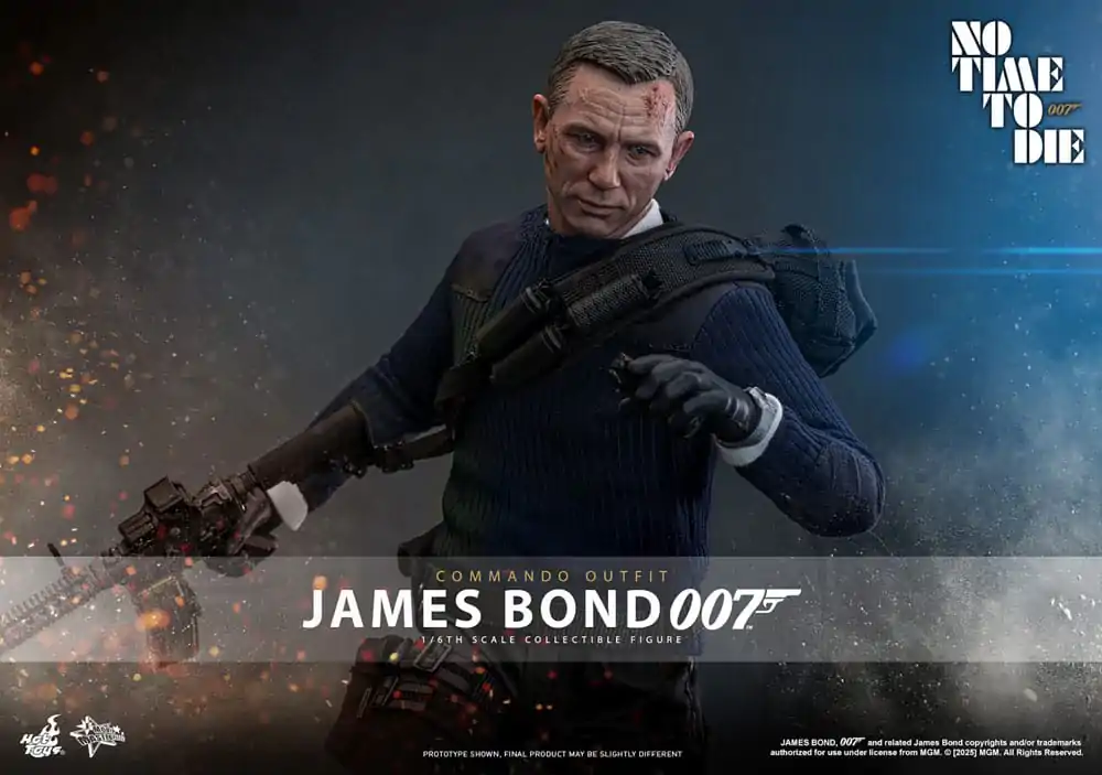 No Time To Die Movie Masterpiece Action Figur 1/6 James Bond (Commando Outfit) Hot Toys Exclusive 30 cm Produktfoto