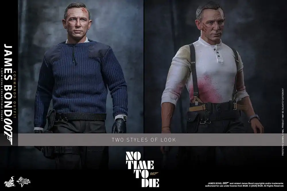 No Time To Die Movie Masterpiece Action Figur 1/6 James Bond (Commando Outfit) Hot Toys Exclusive 30 cm Produktfoto