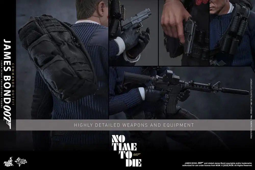 No Time To Die Movie Masterpiece Action Figur 1/6 James Bond (Commando Outfit) Hot Toys Exclusive 30 cm Produktfoto