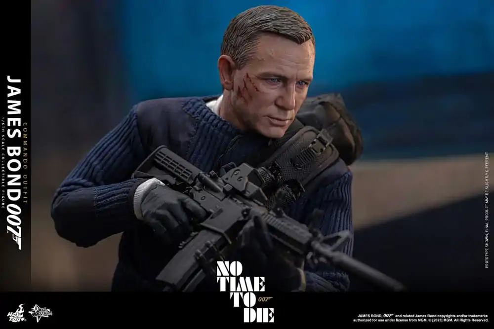 No Time To Die Movie Masterpiece Action Figur 1/6 James Bond (Commando Outfit) Hot Toys Exclusive 30 cm Produktfoto