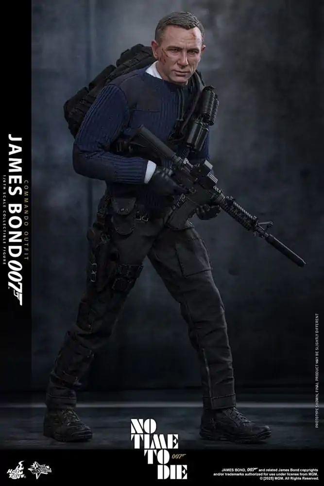 No Time To Die Movie Masterpiece Action Figur 1/6 James Bond (Commando Outfit) Hot Toys Exclusive 30 cm Produktfoto