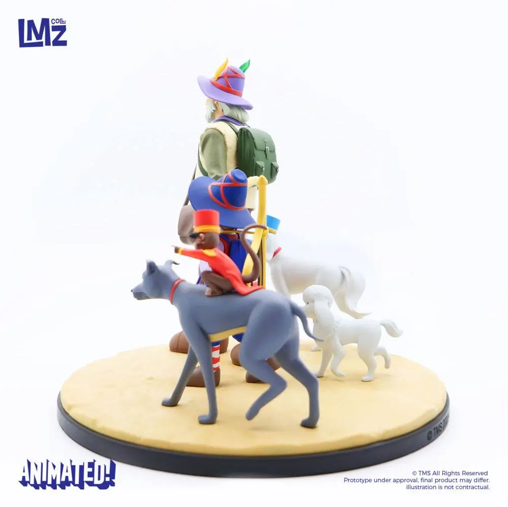 Nobody's boy: Remi Statue Remi, Vitalis, Dolce, Zerbino & Joli-Coeur 22 cm Produktfoto