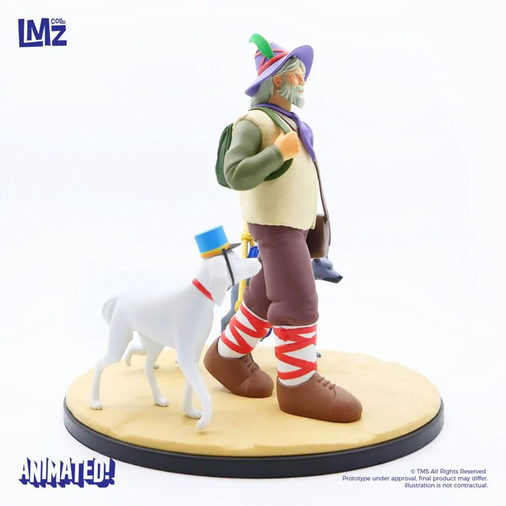Nobody's boy: Remi Statue Remi, Vitalis, Dolce, Zerbino & Joli-Coeur 22 cm Produktfoto