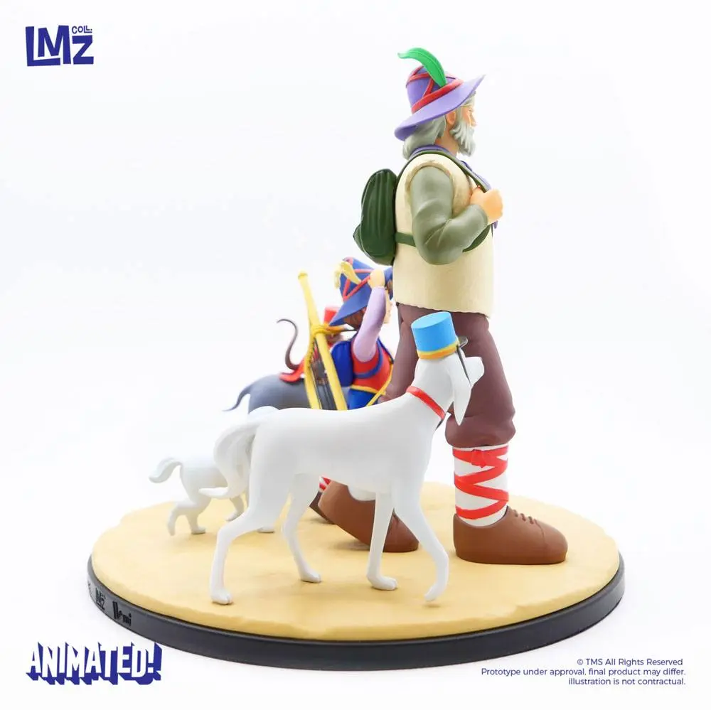 Nobody's boy: Remi Statue Remi, Vitalis, Dolce, Zerbino & Joli-Coeur 22 cm Produktfoto
