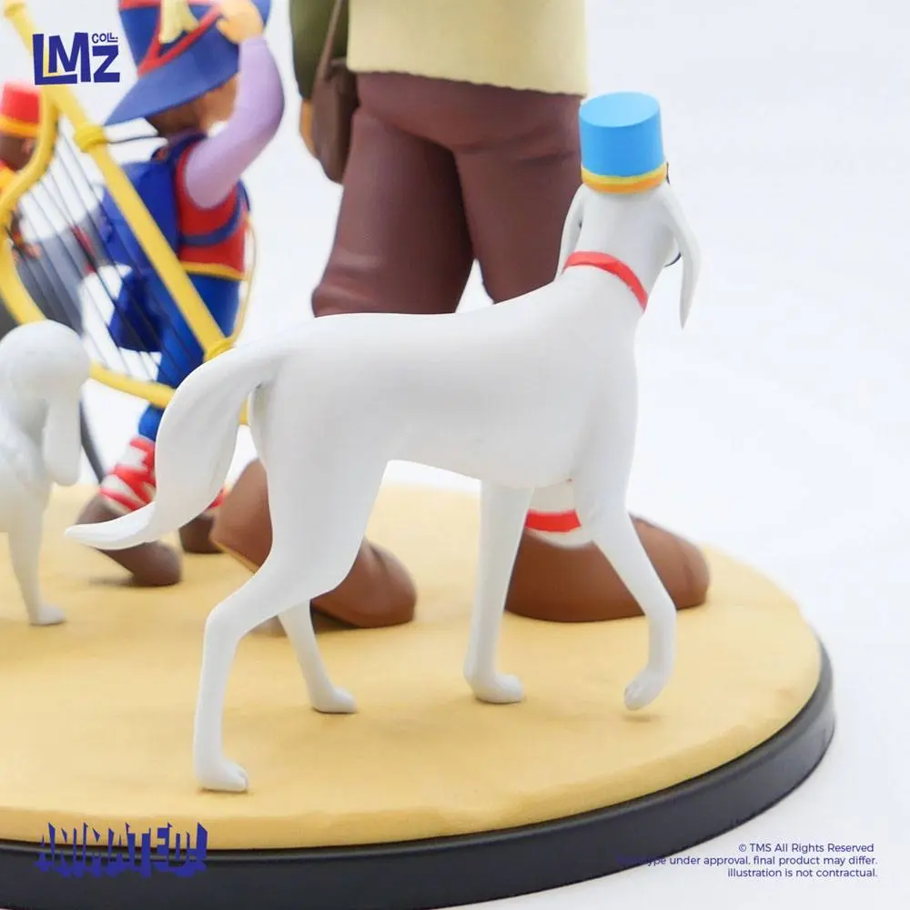 Nobody's boy: Remi Statue Remi, Vitalis, Dolce, Zerbino & Joli-Coeur 22 cm Produktfoto