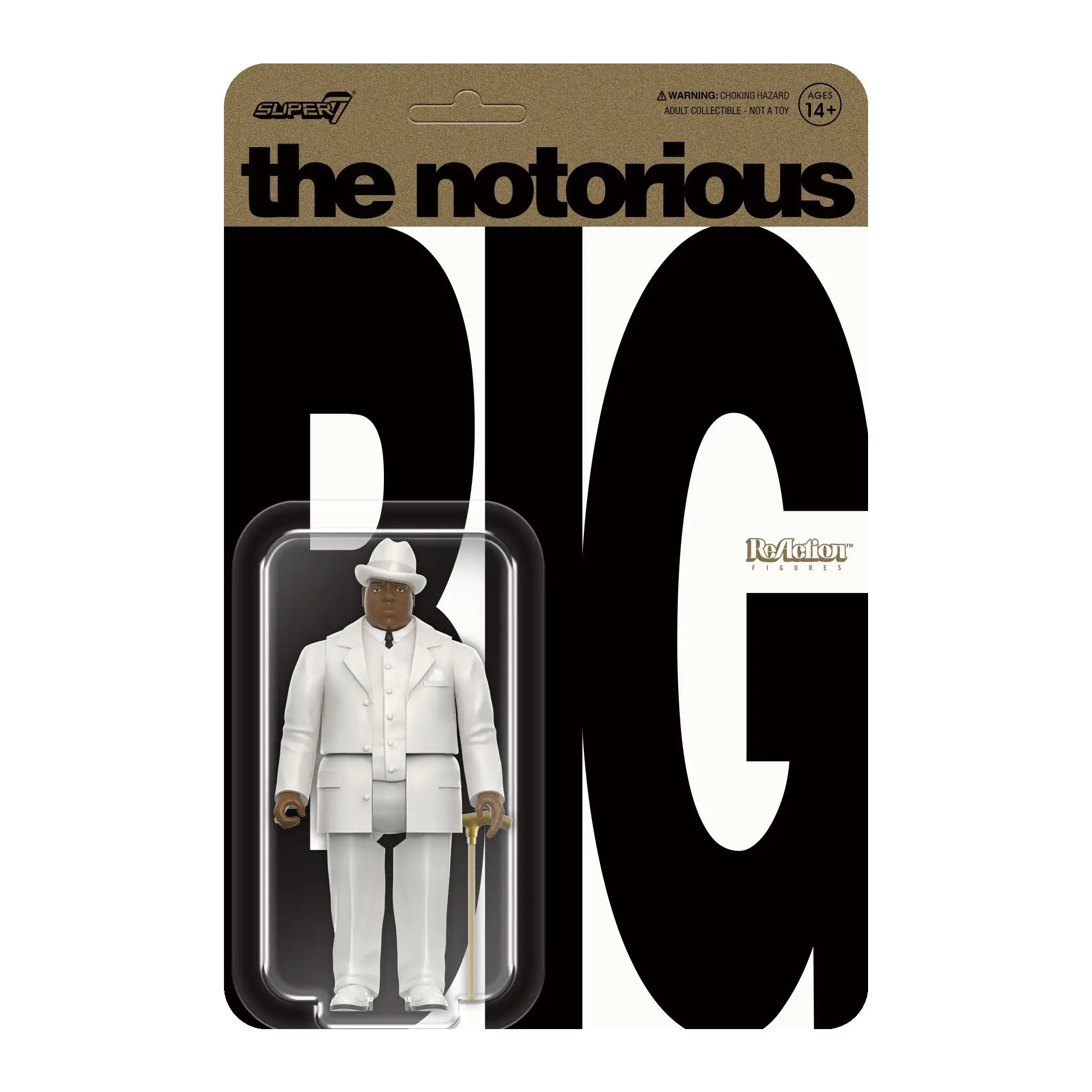 Notorious B.I.G.  ReAction Actionfigur Biggie in Suit 10 cm termékfotó