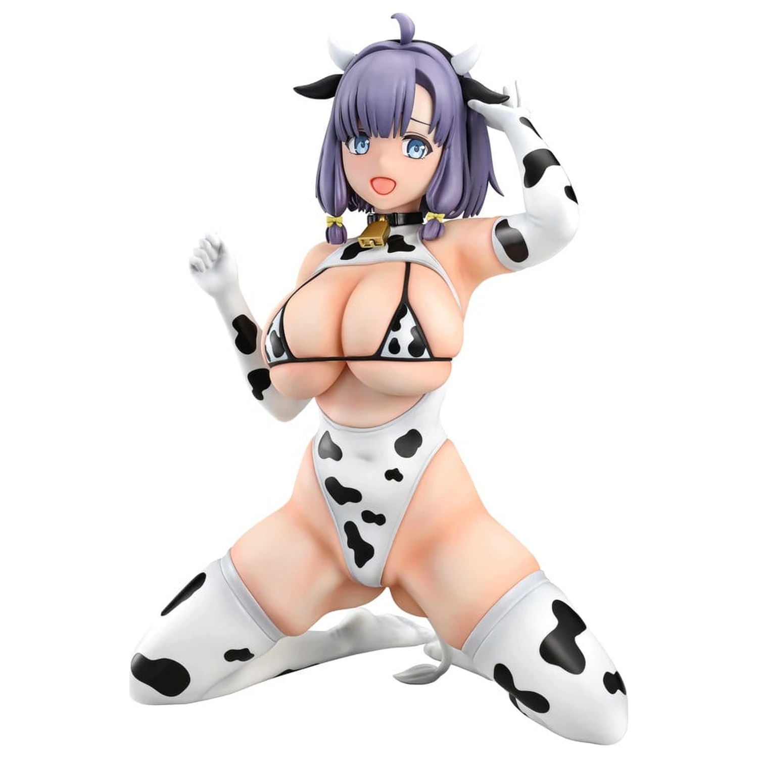 Nukitashi The Animation PVC Statue 1/5 Misaki Hotori Cow print costume 22 cm Produktfoto