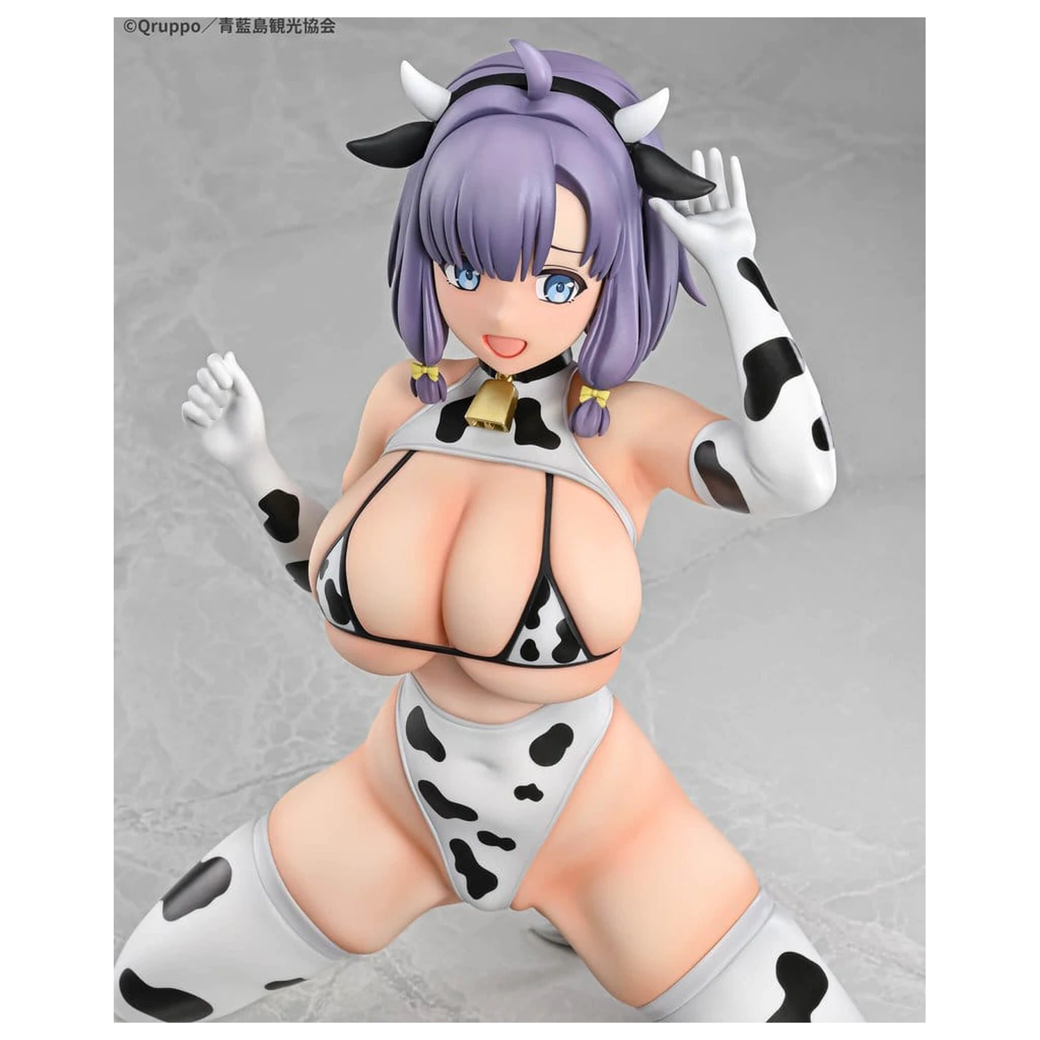 Nukitashi The Animation PVC Statue 1/5 Misaki Hotori Cow print costume 22 cm Produktfoto