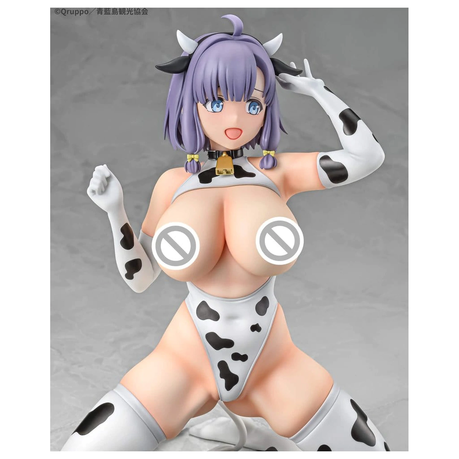 Nukitashi The Animation PVC Statue 1/5 Misaki Hotori Cow print costume 22 cm Produktfoto