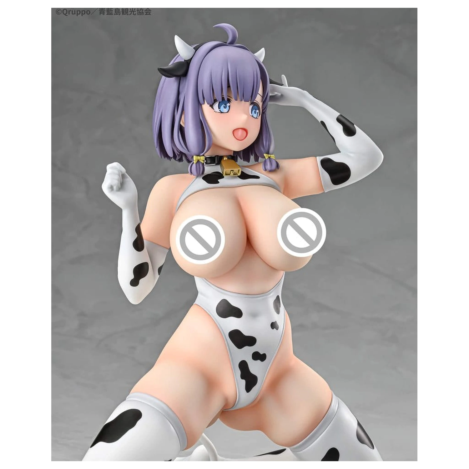 Nukitashi The Animation PVC Statue 1/5 Misaki Hotori Cow print costume 22 cm Produktfoto