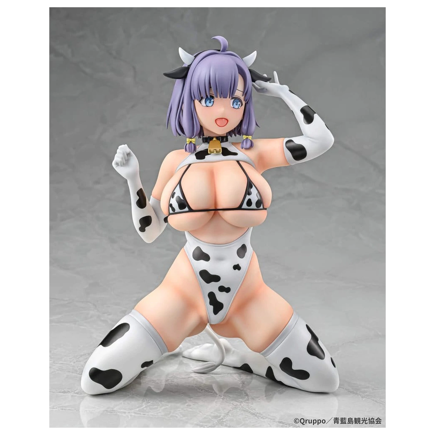 Nukitashi The Animation PVC Statue 1/5 Misaki Hotori Cow print costume 22 cm Produktfoto