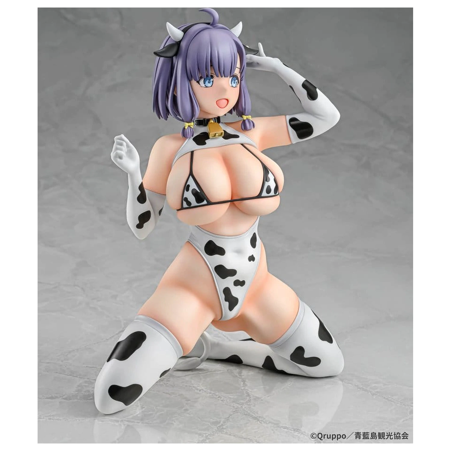 Nukitashi The Animation PVC Statue 1/5 Misaki Hotori Cow print costume 22 cm Produktfoto