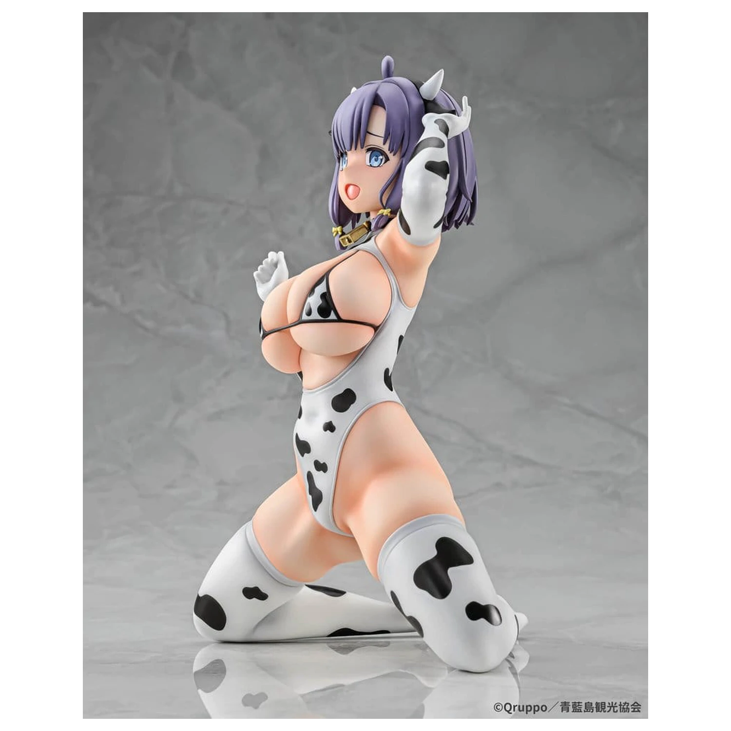 Nukitashi The Animation PVC Statue 1/5 Misaki Hotori Cow print costume 22 cm Produktfoto