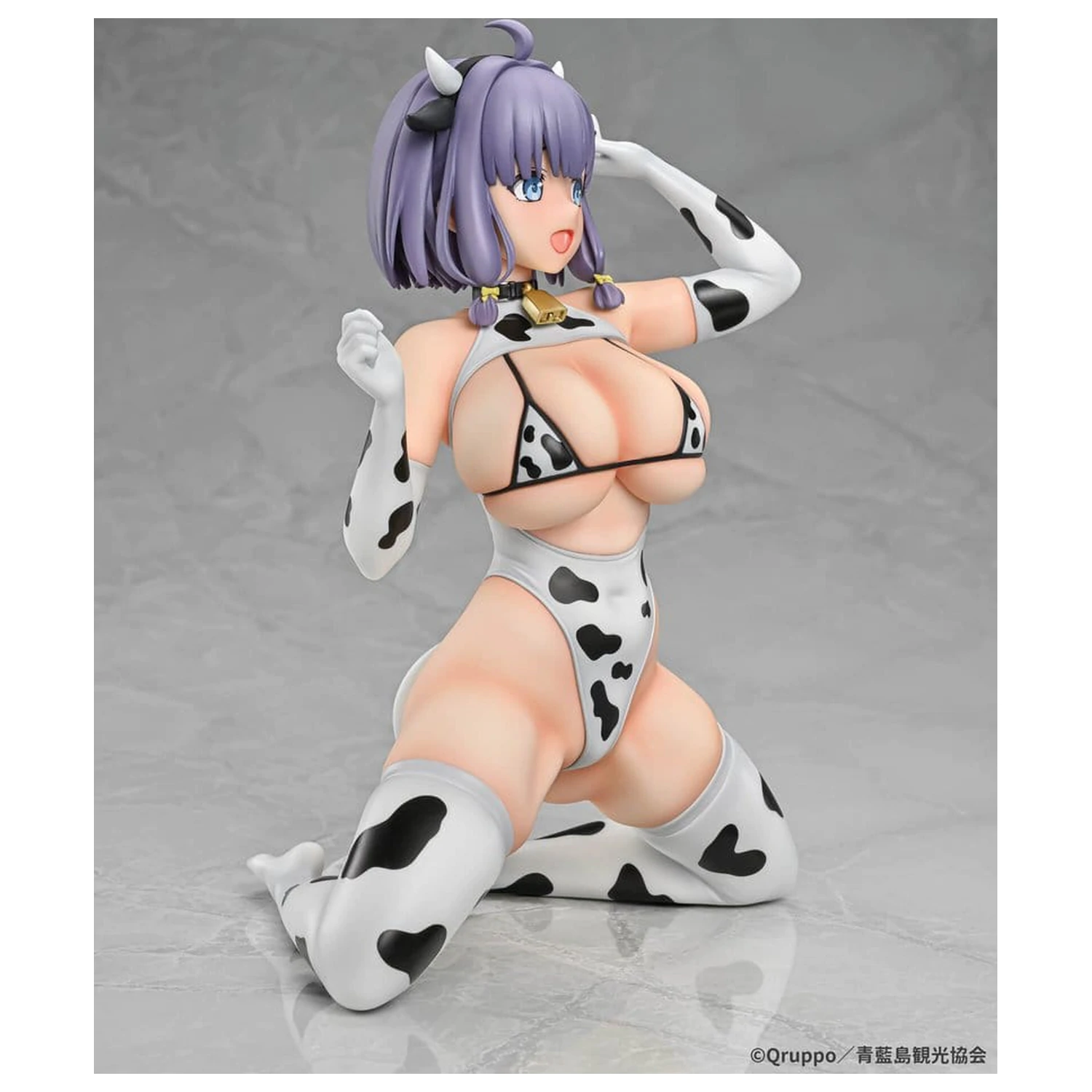 Nukitashi The Animation PVC Statue 1/5 Misaki Hotori Cow print costume 22 cm Produktfoto