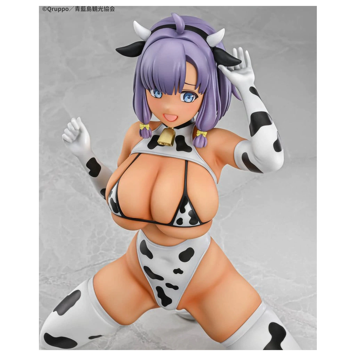 Nukitashi The Animation PVC Statue 1/5 Misaki Hotori Cow print costume Tanned Ver. 22 cm Produktfoto