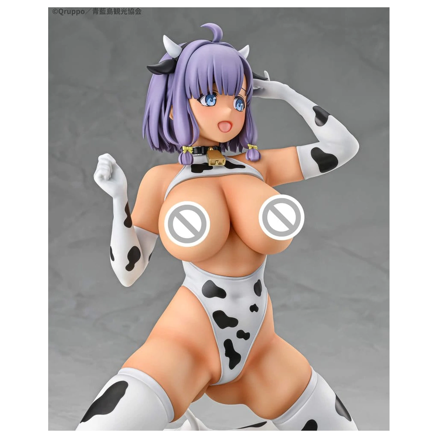 Nukitashi The Animation PVC Statue 1/5 Misaki Hotori Cow print costume Tanned Ver. 22 cm Produktfoto
