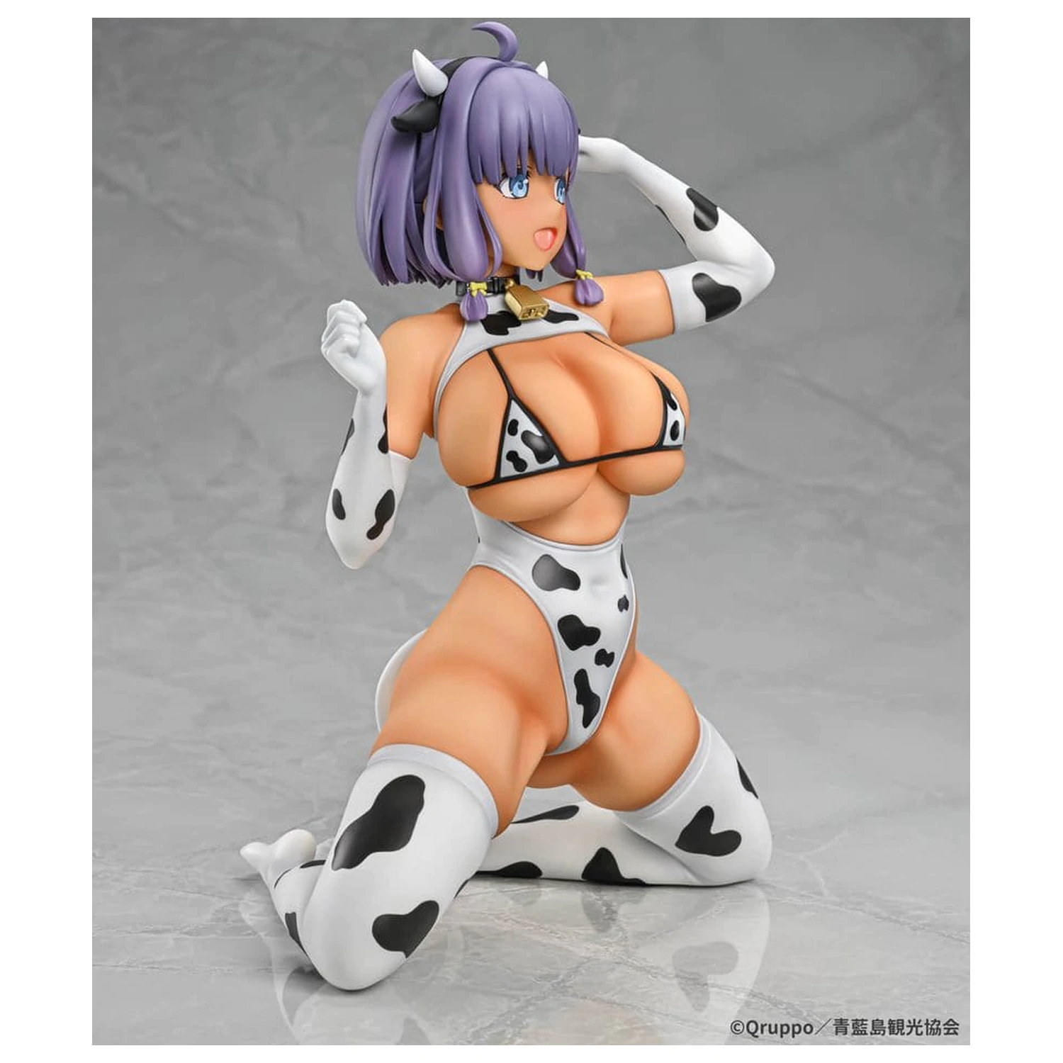 Nukitashi The Animation PVC Statue 1/5 Misaki Hotori Cow print costume Tanned Ver. 22 cm Produktfoto