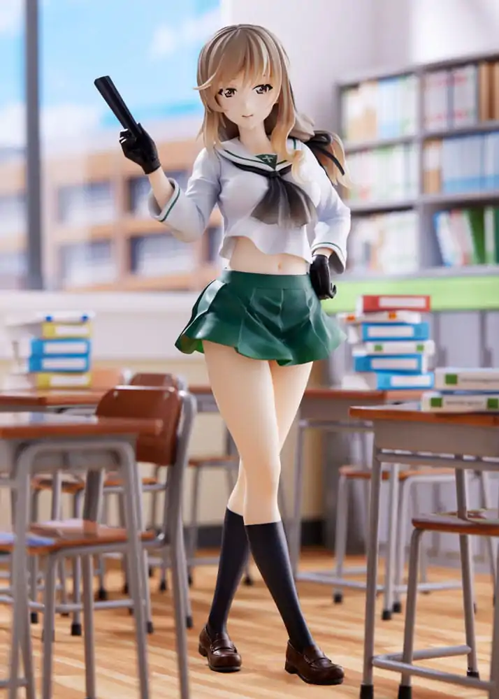 Oarai Girls High PVC Statue 1/7 Chiyo Shimada 25 cm termékfotó