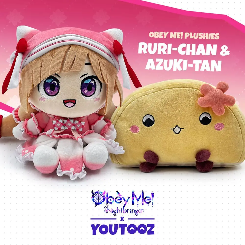 Obey Me! Plüschfigur Azuki-Tan 22 cm Produktfoto