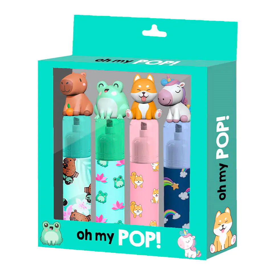 Oh My Pop! 4er-Pack Textmarker Produktfoto
