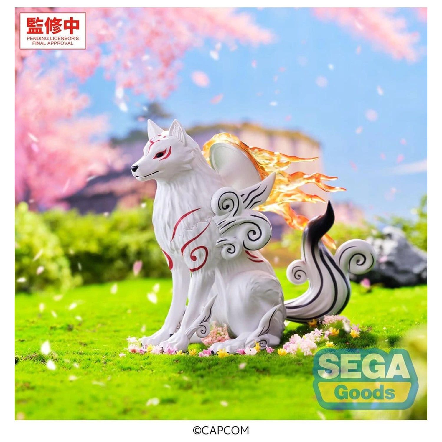 Okami High Premium Figur PVC Figur Amaterasu 14 cm Produktfoto