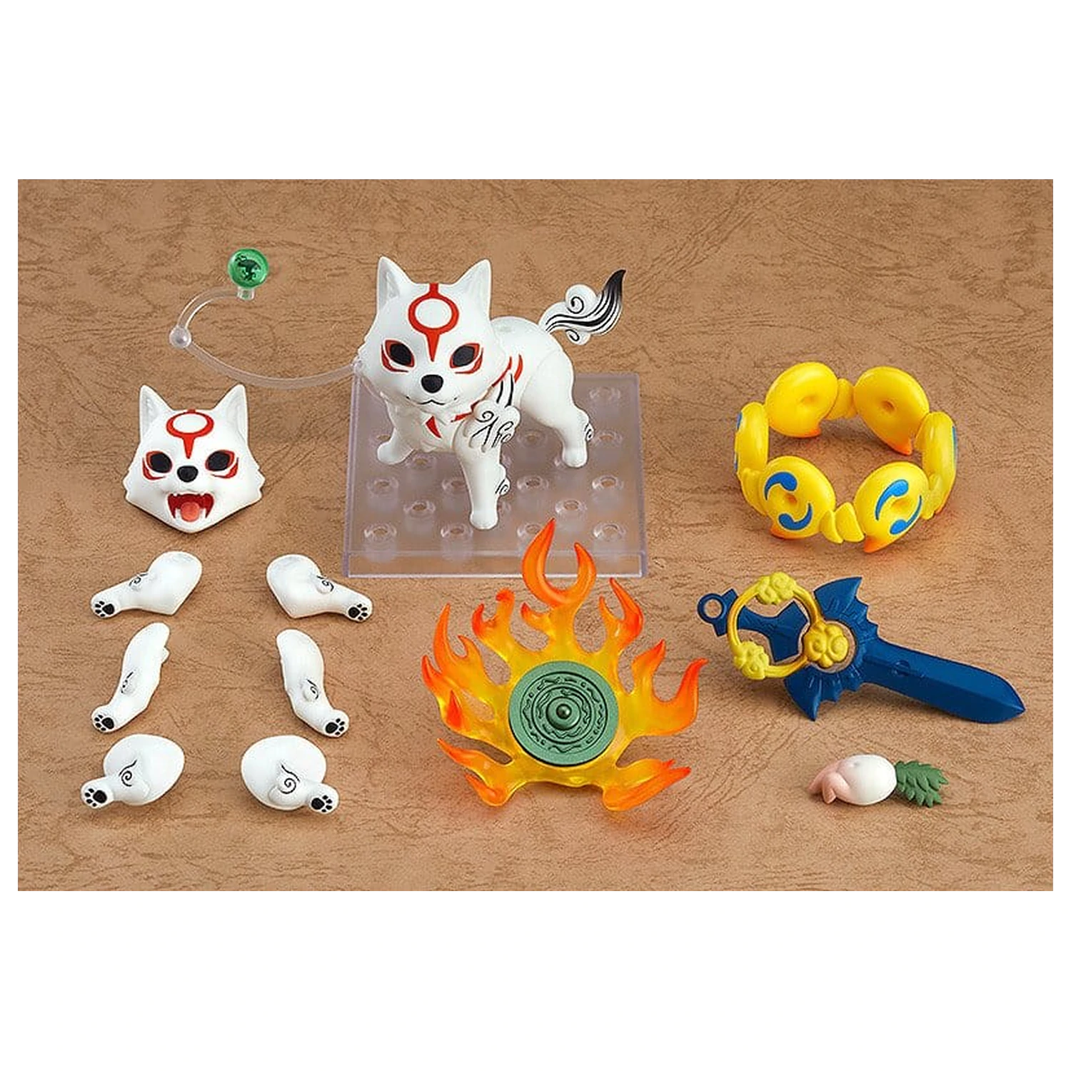 Okami Nendoroid Actionfigur Amaterasu DX Ver. 10 cm Produktfoto