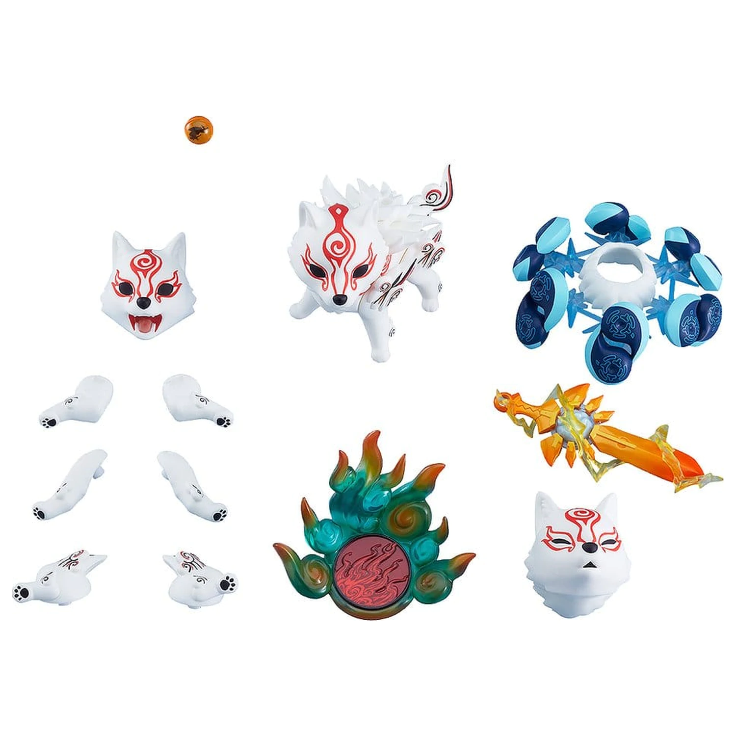 Okami Nendoroid Action Figur Shiranui DX Ver. 10 cm Produktfoto