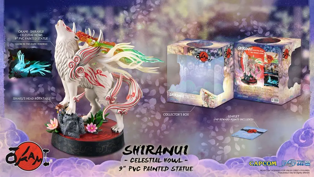 Okami PVC Statue Shiranui (Celestial Howl) 23 cm Produktfoto