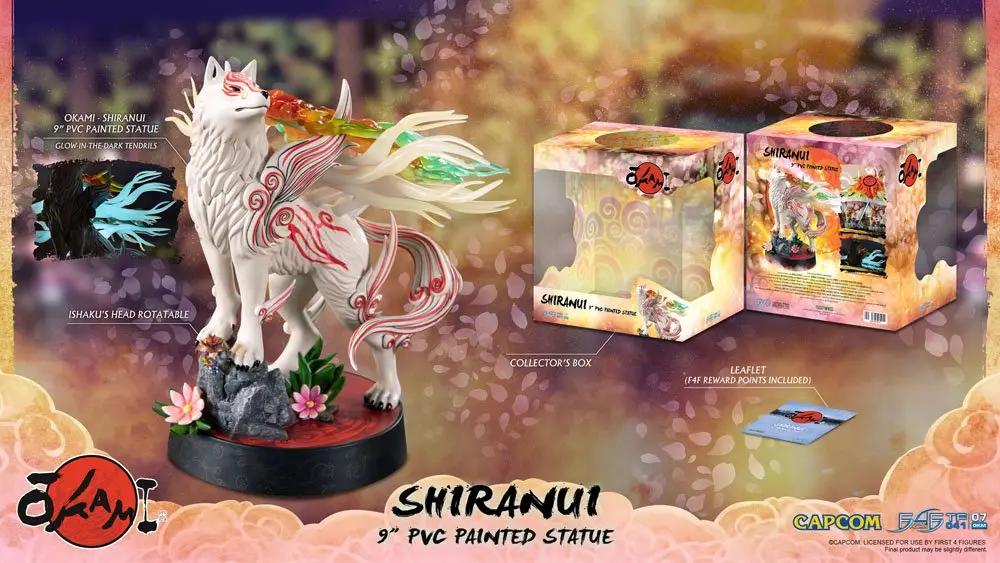 Okami PVC Statue Shiranui (Standard Pose) 23 cm Produktfoto